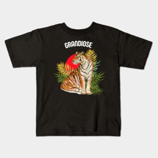 Grandiose Siberian Tiger 🐯🐅 Kids T-Shirt